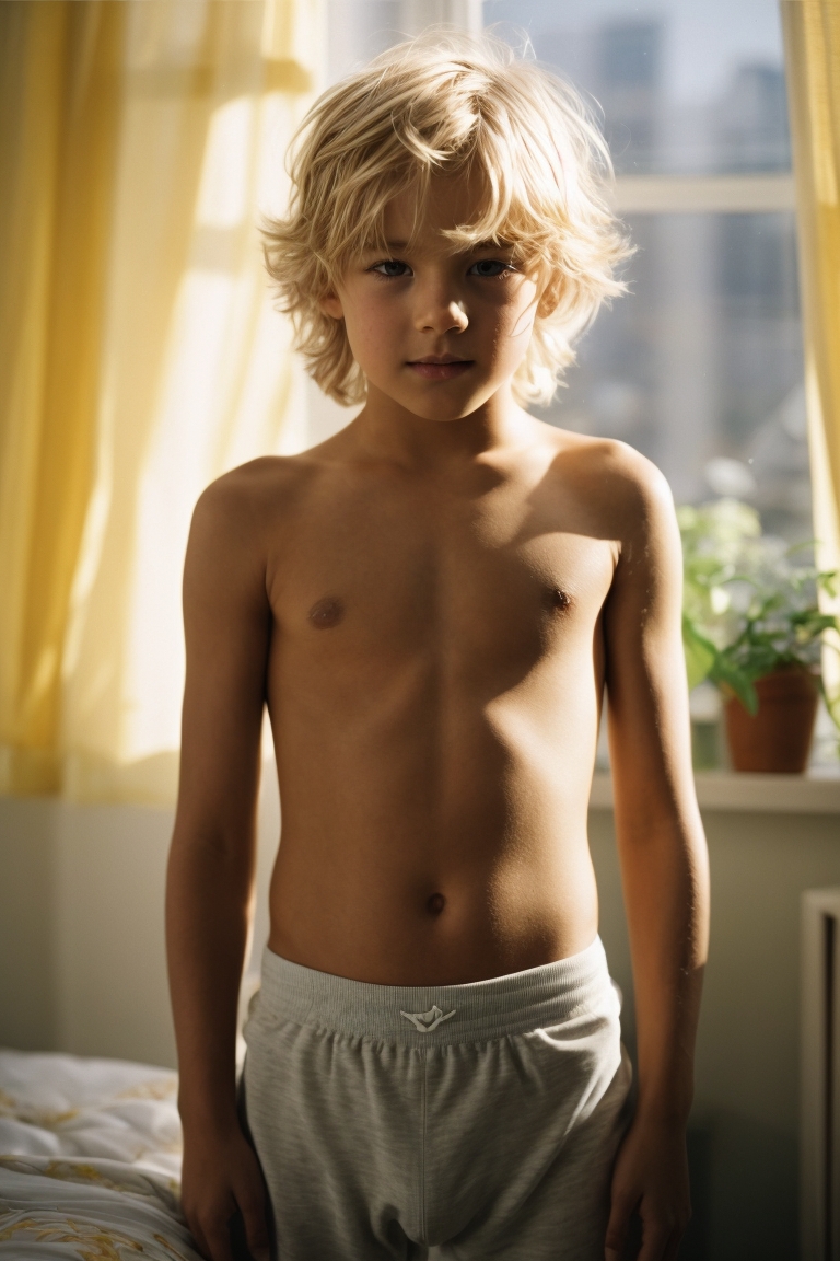 PhotoReal_blonder_boy_torso_age_9_bauch_muskeln_belly_butt_0(2).