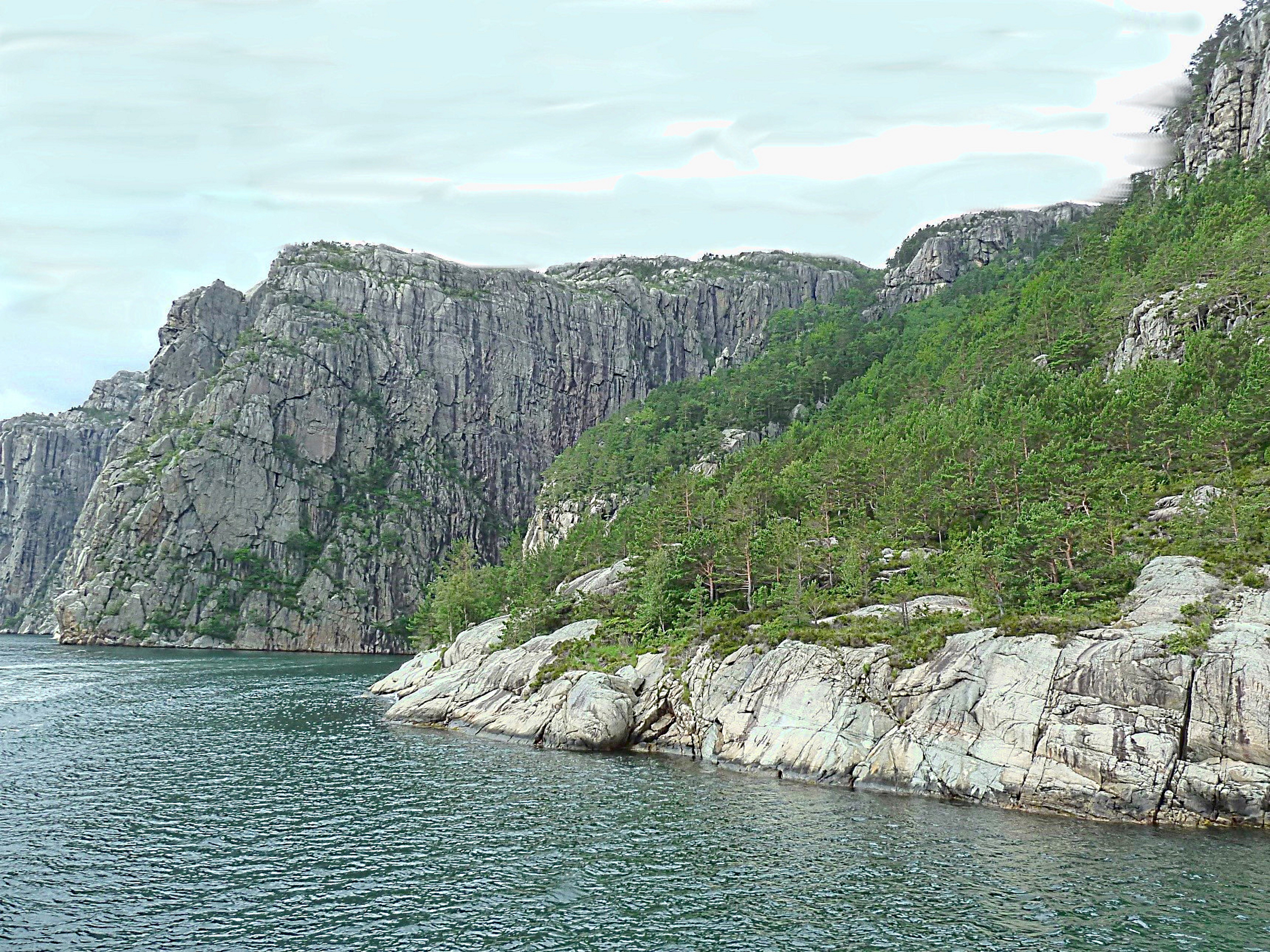 Берег фьорда в Ц. Норвегии