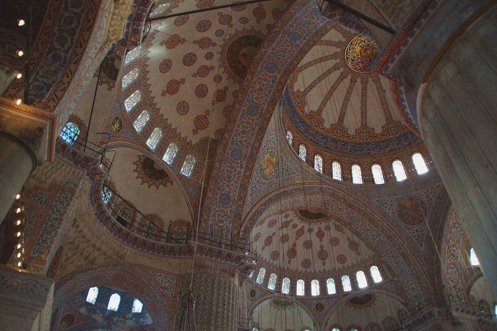 Потолок Голубой мечети
