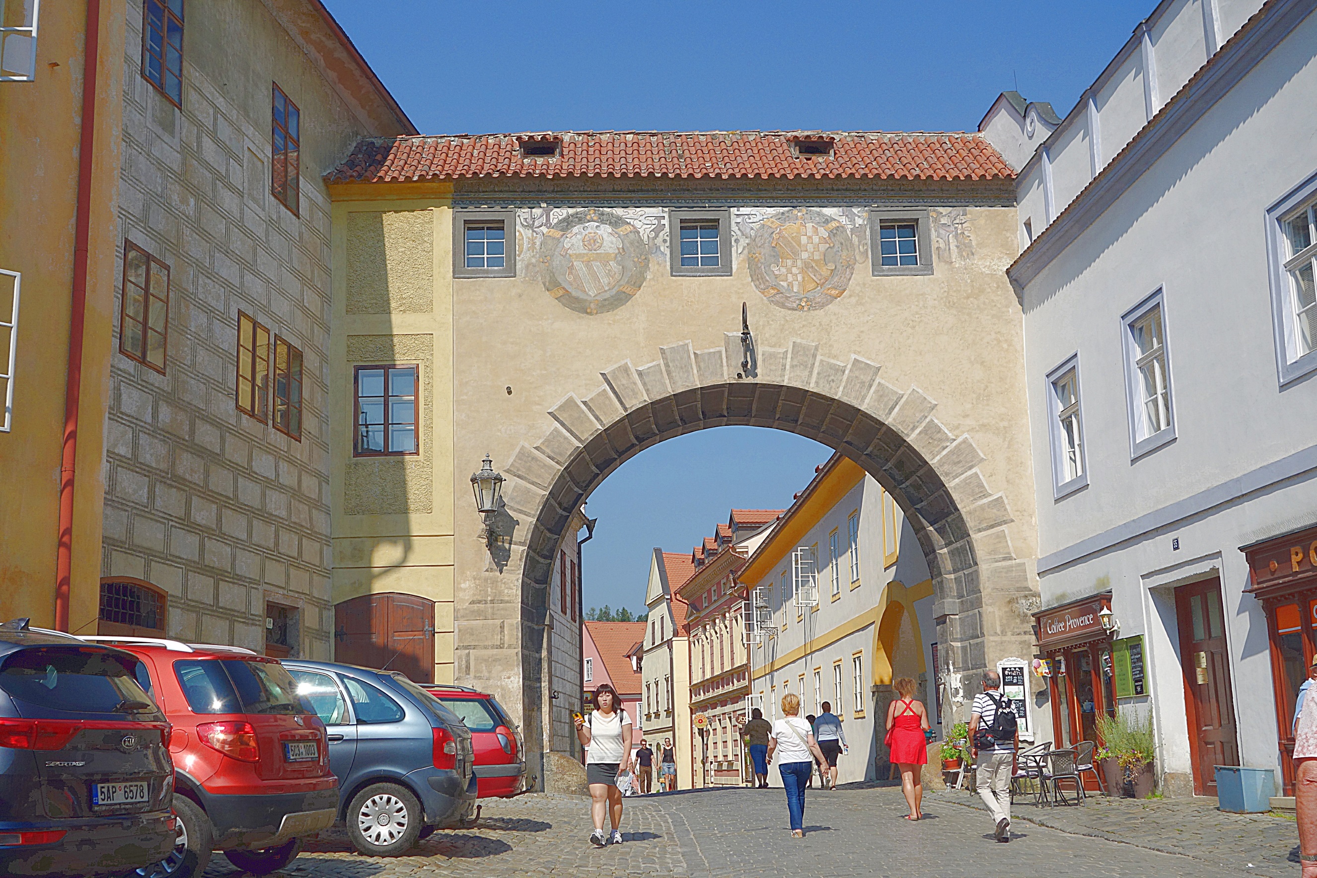 Старые городские ворота Крумлова