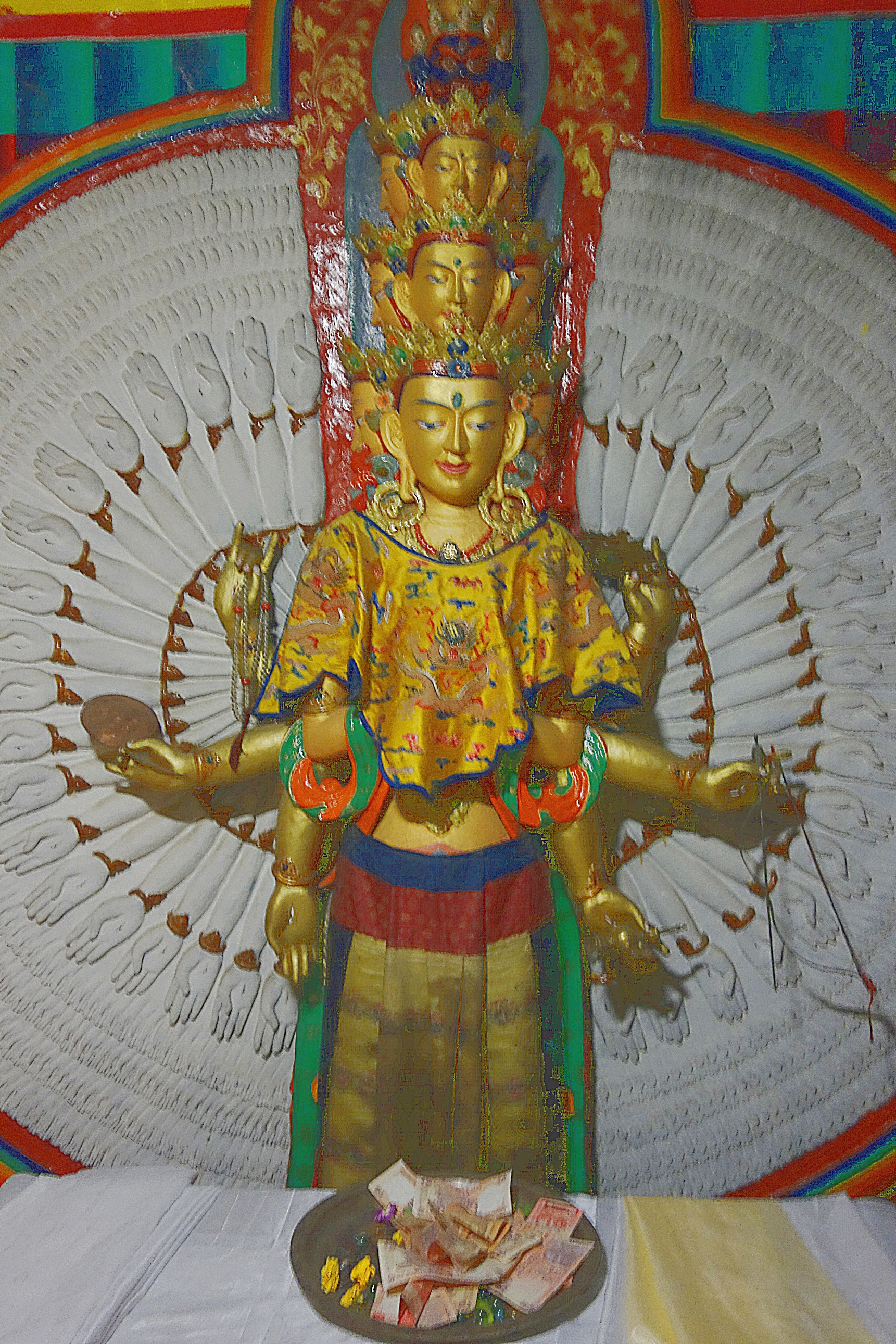 Индуистская богиня в храме