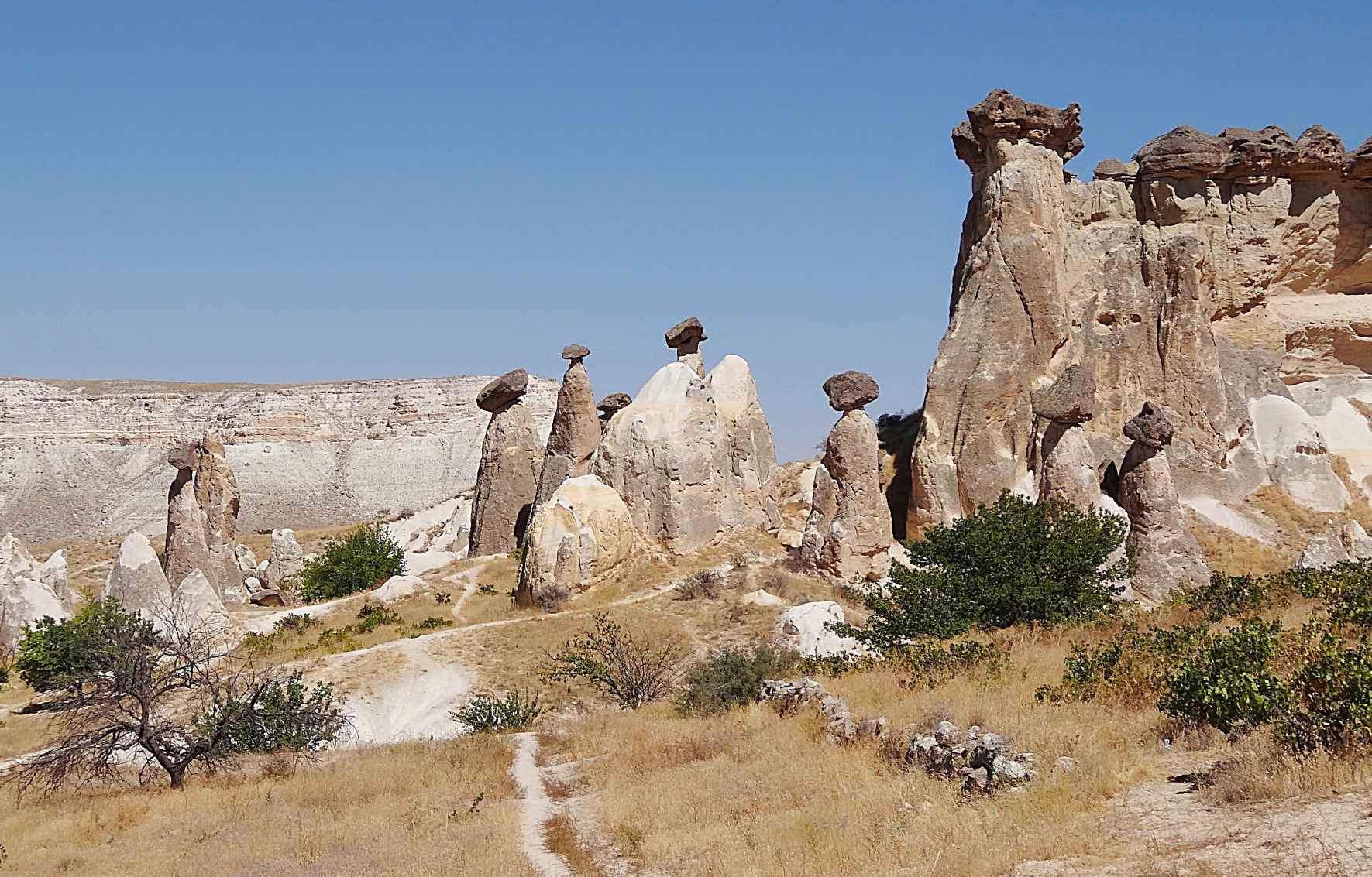 Грибообразные скалы Каппадокии