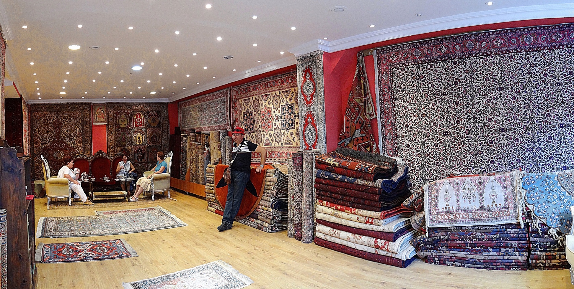 Стамбул, магазин ковров
