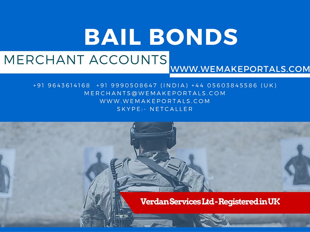 Bail Bonds Merchant Accounts and