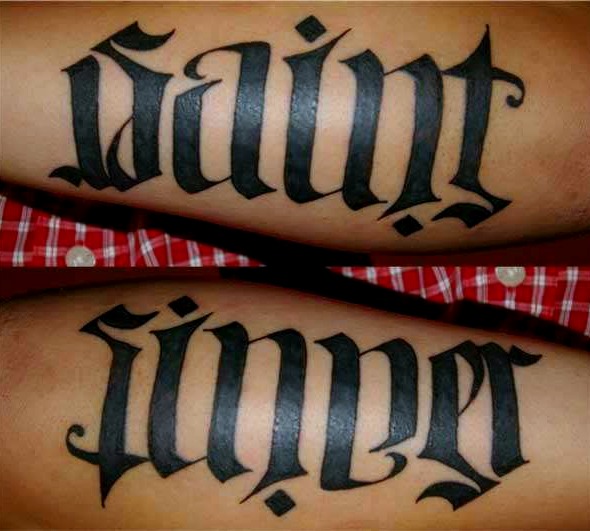 Sinner-Saint-Ambigram-tattoo-396