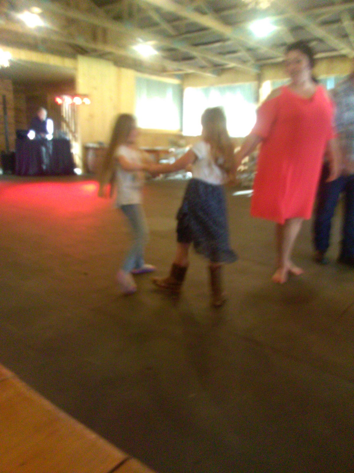 Jennifer and her cousin dancing