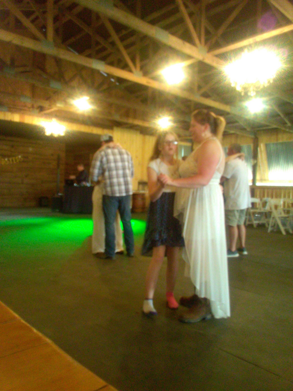 Linda dancing at wedding