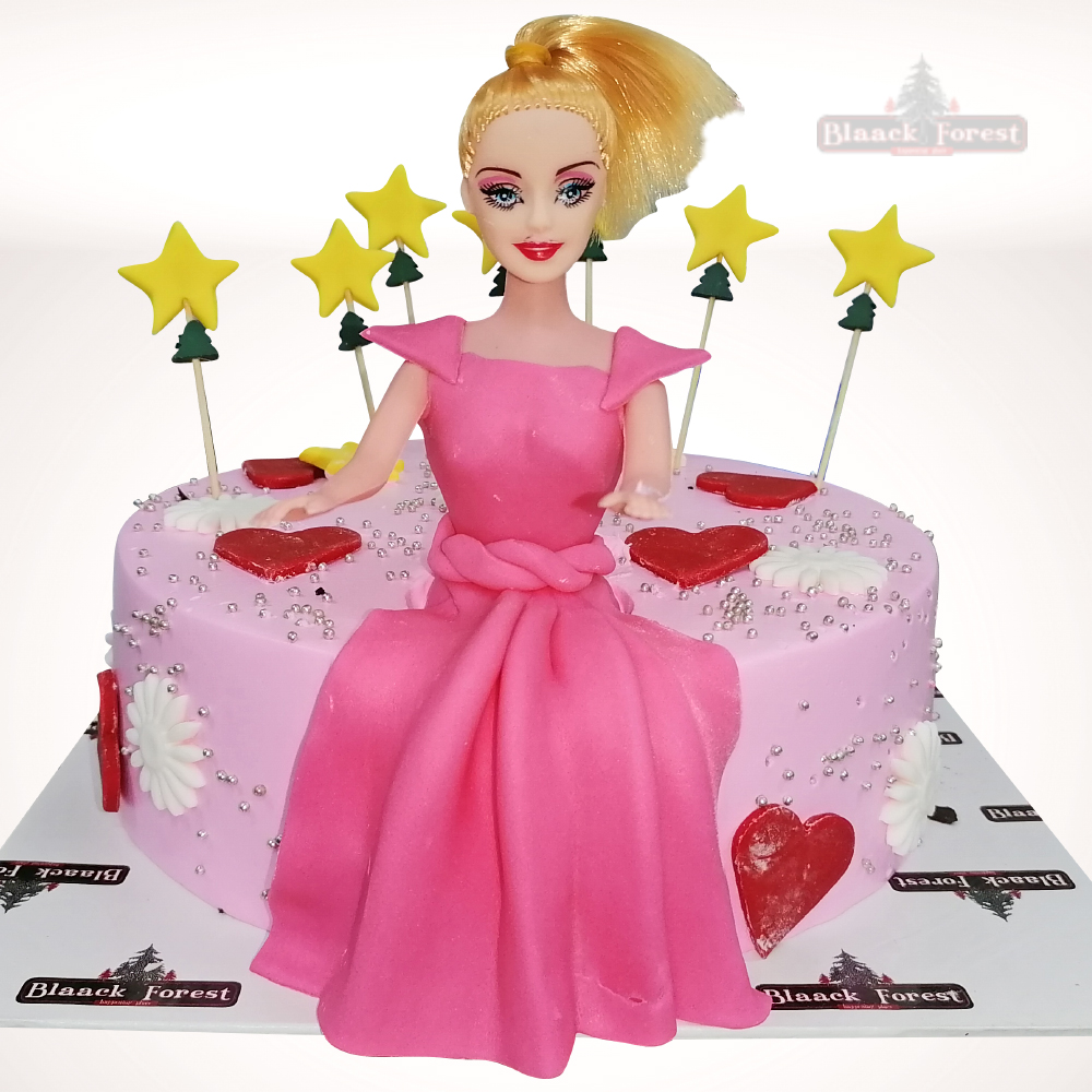 Barbie Doll Cakes - Blaack Fores