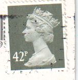 Briefmarke England Queen Elizabe