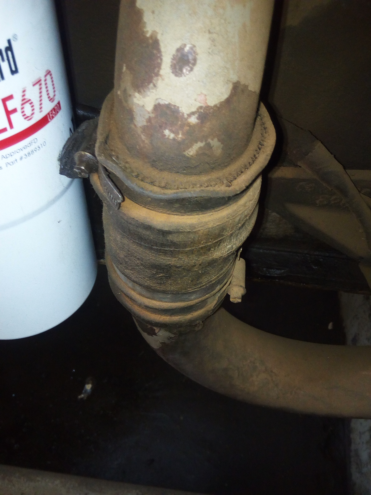 hose in poor condition needs rep