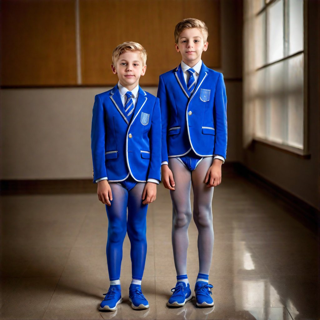 Boy uniform blue