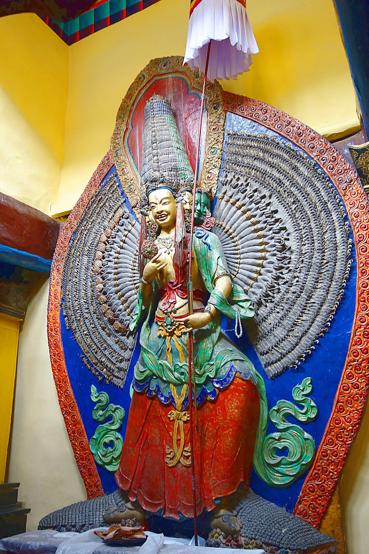 Богиня Кали в храме Пагоды Мира